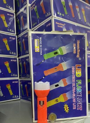 Led elemlámpa - elemmel