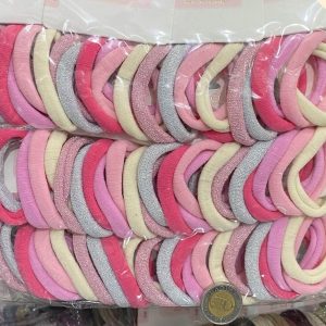 Hajgumi szett (6 db-os)- színes, csillámos