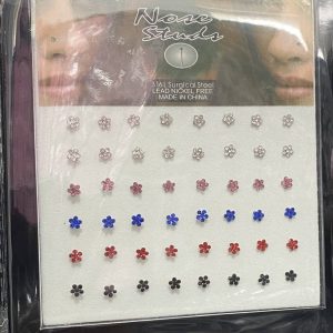 Piercing - színes virág