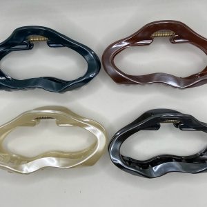 Karmos hajcsat (ovális-gyöngyház)