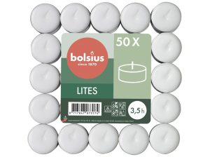 Teamécses 50 db-os,szín: fehér