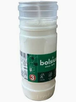 Bolsius Mécsesbetét 68 órás,Szín: Fehér