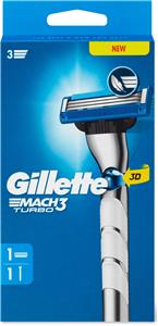 Gillette Borotva Készülék Mach3 Turbo 3D/Flexball + Betét
