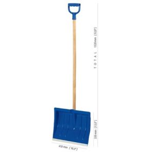 Hólapát műanyag IL1A 410mm alu élvédős+D