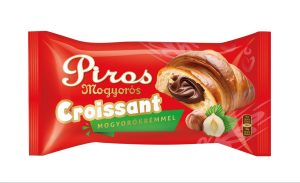 Piros Mogyorós Croissant Mogyorókrémmel 55g