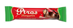 Piros Mogyorós Tejcsokoládé 35g