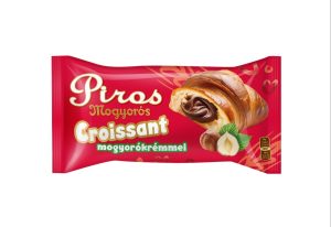 Piros Mogyorós Croissant Mogyorókrémmel 60g