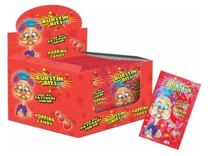 Burstin Bits Cukor - Eper ízű 7g
