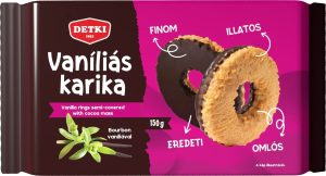 Detki Vaníliás Karika Étbev.félg mártva 150g