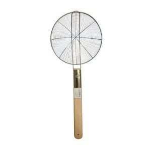 Szűrőkanál fanyelű kondérhoz 22 cm