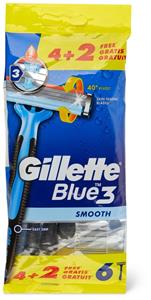 Gillette Eldobható Borotva Blue 3 Smooth (4+2/csomag)