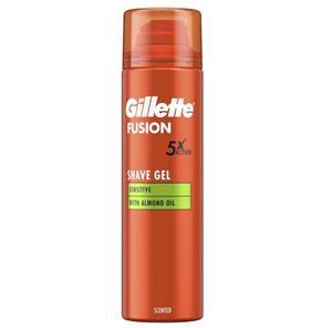 Gillette Borotvagél Fusion Sensitive with Almond Oil 200ml