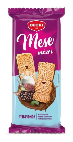 Detki Mese Mézes Linzer Kakaós Tejbev. félig mártva 180g