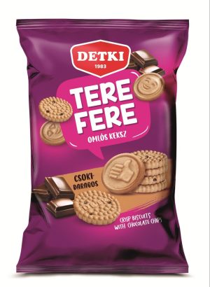 Detki Tere-Fere Édes Omlós Keksz Csokidarabokkal 150g