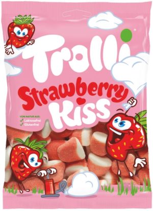 Trolli Kiss - Eper ízű 100g