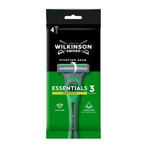 Wilkinson Eldobható Borotva Férfi Sword Extra 3 Essentials Sensitive (4db/csomag)