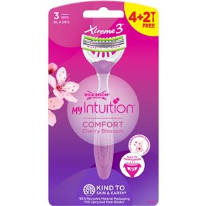 Wilkinson Eldobható Borotva Női Xtreme 3 Intuition Comfort Cherry Blossom (4+2db/csomag)