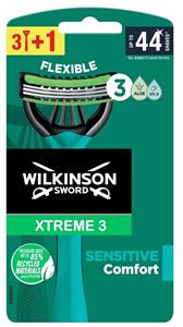 Wilkinson Eldobható Borotva Férfi Xtreme 3 Sensitive (3+1db/csomag)