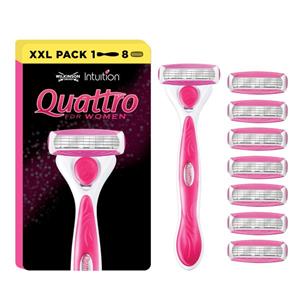 Wilkinson Quattro XXL Női Borotva + 8 fej (8+1db/csomag)