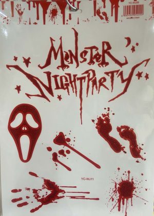 Halloween ablakmatricák