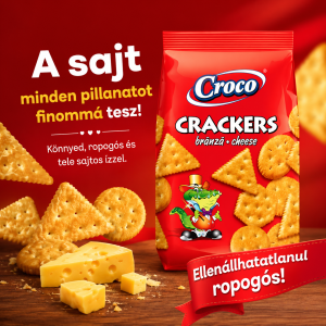 CROCO Sajtos kréker 100g