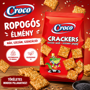 Croco Szezámos-mákos kréker 100g