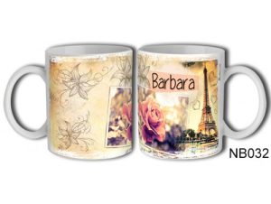 Bögre 3 dl - Barbara – Névre Szóló Ajándék – Névnapi ajándékok