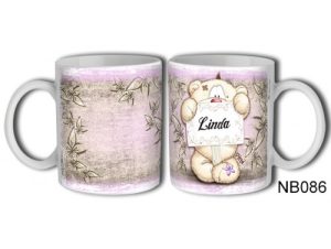 Bögre 3 dl - Linda – Névre Szóló Ajándék – Névnapi ajándékok