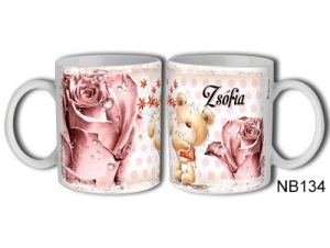 Bögre 3 dl - Zsófia – Névre Szóló Ajándék – Névnapi ajándékok